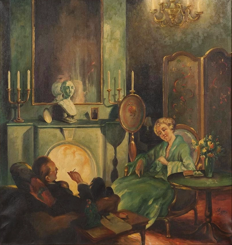 Scena di interno, 1937